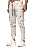 OneRedox Herren Chino Pants | Jeans | Skinny Fit | Modell 3301 Altweiss 31