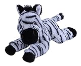 Wild Republic Ecokins Zebra, Kuscheltier aus Stoff, Nachhaltiges Spielzeug, Baby Geschenk zur Geburt von Jungen und Mädchen, Stofftier 30 cm