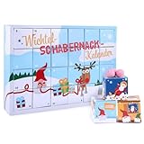 Lustiger Wichtel Adventskalender 2025 – Weihnachtskalender für Kinder & Erwachsene mit 24 liebevoll illustrierten Würfeln, fröhlichen Wichtel-Motiven, spaßigen Süßigkeiten & süßen Überraschungen