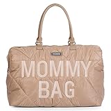 Childhome - Mommy Bag Wickeltasche - Gesteppt - Beige 55x30x40cm Jubiläumsauflage