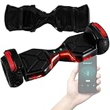 Robway X2 Hoverboard | 𝐃𝐀𝐒 𝐎𝐑𝐈𝐆𝐈𝐍𝐀𝐋 ® Hoverboards für Kinder Jugendliche & Erwachsene - APP Steuerung - 𝟮 x 𝟯𝟓𝟬 Watt Motoren - Self-Balance - Bluetooth (X2 Schwarz Matt, Offroad)