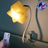 Ergojojo LED Stern Kinder Lampe für Schlafzimmer - Baby Nachtlicht Dimmbar, Nachtlampe für Kinderzimmer - Baby Lampe Nachtlicht zum Stillen und Wickeln, Pefectes Zimmer Deko Geschenk