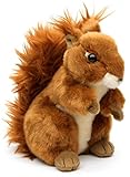 Uni-Toys - Eichhörnchen, stehend - 17 cm (Höhe) - Plüsch-Hörnchen - Plüschtier, Kuscheltier