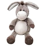 PDirat Esel Kuscheltier, 32 cm Weiches Plüschtier, Grauer Esel Stofftier, Niedliches Kuscheltier Esel Für Spielen Und Schlafen