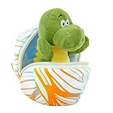 Kögler 75763 - Daniel, Mini Dino aus Plüsch im Ei, ca. 13 cm groß, kleines Plüschtier zum Kuscheln und Liebhaben, als kleines Geschenk für Kinder, Jungen und Mädchen