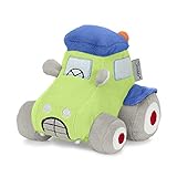 Sterntaler Spielfigur Traktor Wieslinge Tom, Mit Rassel und Knisterpapier, Alter: Für Babys ab der Geburt, 11 cm, Grün