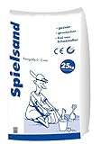 Hamann Mercatus GmbH Aktionsspielsand Spielsand Kinder Sandkasten Sand 25 kg - gesiebt & gewaschen - frei von Schadstoffen