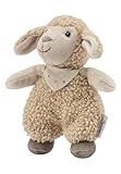 Sterntaler mini Kuscheltier Schaf Flocke - Kleines Plüschtier aus weichem Stoff - Baby Spielzeug gefüllt mit Polyesterwatte - treuer Begleiter mit Rassel zum Entdecken, Kuscheln & Spielen, beige