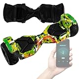 Robway X2 Hoverboard | 𝐃𝐀𝐒 𝐎𝐑𝐈𝐆𝐈𝐍𝐀𝐋 ® Hoverboards für Kinder Jugendliche & Erwachsene - APP Steuerung - 𝟮 x 𝟯𝟓𝟬 Watt Motoren - Self-Balance - Bluetooth (X2 Woodland Camo, Offroad)