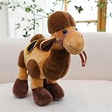 champracer Cartoon Kamel Plüschtier, Stofftier Dromedar, Plüsch Kinder Kuscheltier Weiches Kuschel Plüschtierfür Kuscheln Dekorieren Schlafen und Verschenken (Braun,30 cm)