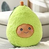 Zaloife Avocado Kuscheltier, Niedlich Avocado Kissen 20cm, Weiches PlüSchkissen, Sofa-RüCkenkissen, Weiches Stofftier Kopfkissen, PlüSchpuppe, Avocado Geschenke, Geschenk Zum Kindergeburtstag