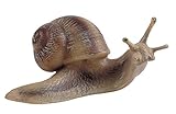 Bullyland 64375 - Spielfigur Weinbergschnecke, ca. 8,5 cm große Tierfigur, detailgetreu, PVC-frei, ideal als kleines Geschenk für Kinder ab 3 Jahren