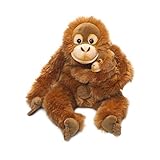 WWF WWF16112 World Wildlife Fund Orang-utan Plüsch-Gepard 23cm, braun, 25 cm