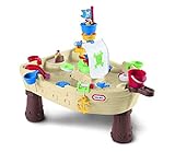 Little Tikes Anchors Away Piratenschiff - Wasserspielset für Kinder - Sicher und tragbar - Fördert kreatives Spielen