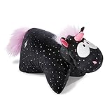 Nici 41426 Theodor and Friends Kuscheltier-Kissen Einhorn Carbon Flash, 40 x 30 cm, 1 Stück (1er Pack)