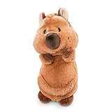 NICI Kuscheltier Quokka-Mola 30cm – Nachhaltiges Plüschtier für Mädchen, Jungen & Babys – Flauschiges Stofftier zum Kuscheln & Spielen – Schmusetier der Wild Friends GO Green Kollektion