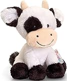 Lashuma Plüschtier Kuh Daisy, Schwarz - Weißes Kälbchen, Kuscheltier Pippins 14 cm