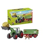 Spielzeug-Traktor für Kinder mit Anhänger (Schleich)