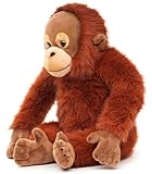 Uni-Toys - Orang-Utan mit Klettverschluss an den Händen - 27 cm (Höhe) - Plüsch-AFFE - Plüschtier, Kuscheltier