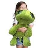AURWEL 60cm XXL Plüschtier Schildkröte Kuscheltier | Super Weich mit Premium-PP-Füllung |Schildkröten-Spielzeug & Stofftiere-Deko für Wohnzimmer und Entspannung Familie