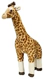 Wild Republic 12228 12386 - Cuddlekins Giraffe stehend, groß, Plüschtier, 64 cm