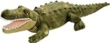 Wild Republic Plüschtier mit grünem Alligatormuster, Cuddlekins Kuscheltiere, Geschenke für Kinder, 40 cm