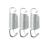 BEITESI Sprungfedern Trampolin Trampolin Federn Federersatzfeder Trampolinzubehör Trampolin Schrauben Set 3.4inches /87mm Spulendurchmesser: 3mm(3pack)