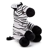 Zappi Co Kinder Kuschelweiches Plüschtier - Perfekte kuschelige Spielgefährten für Kinder Geburtstage und besondere Anlässe(12-15cm) (Zebra)