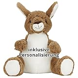 Stikkma Kuscheltier Känguru 38 cm- inklusive kostenloser Personalisierung (gestickt)