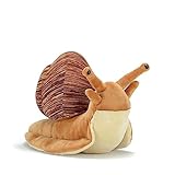 lilizzhoumax Schnecke Kuscheltier 40cm/16”, Simuliertes Tier Schnecke Plüschtier, Kawaii Kuscheltier Schnecke, Realistische Schnecke Plüschspie Spielzeug für Wilde Tiere, Geschenk für Kinder