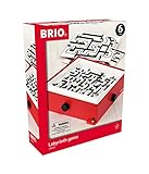 BRIO 34020 Labyrinth mit Übungsplatten, rot - Der schwedische Geschicklichkeits-Klassiker in DREI verschiedenen Schwierigkeitsstufen - Für Kinder ab 6 Jahren