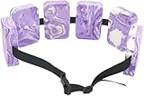 Schwimmgürtel Kinder, Eva Leichter Verstellbarer Schwimmhilfe, Schwimmgurt für Kinder 6+ Jahren, Anfänger, Männer und Frauen, Schwimmer und Fitness (Lila)
