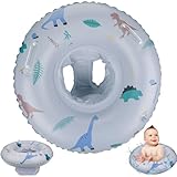 Pipihome Schwimmring Baby - Baby Schwimmring ab 6 Monate bis 3 Jahre, Schwimmreifen Baby, Schwimmsitz Kleinkinder, Aufblasbare Schwimmen Float, Baby Schwimmring ab 3-36 Monate (A)
