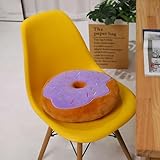 GudiWH Brot Donut Kuscheltier Creme Donut Plüsch Kissen Essen Sessel Kissen Kinder Mädchen Geschenk Geburtstag 50cm 6