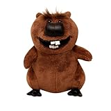 AQCQDQ Plüschtier Biber, Kuscheltier Plüschpuppen Biber, Süßes Biber Stofftier Plüschtier, niedliches Plüschtier zum Kuscheln und Spielen, für Kinder & Erwachsene (28CM,Biber)