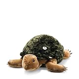 Steiff Kuscheltier Slo Schildkröte, Süßes Stofftier mit Kunststoffaugen, Kinder, Jungen & Mädchen, Plüschtier 70 cm, Khaki, 068478