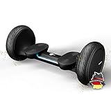 Wheelheels Balance Scooter, Hoverboard 'Alpha' - 10' Luftreifen, Wasserdicht, Aluminiumkarosserie (Schwarz)