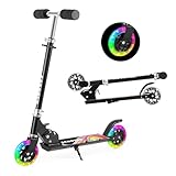 Y-RAIN Roller Kinder Scooter Höhenverstellbarer Scooter für Kinder Roller klappbar Tretroller Kinder ab 3 Jahre