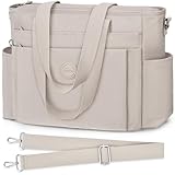 TEUEN Handtasche Damen Mittelgroß, Leichte Henkeltaschen Nylon Tote Bag mit Reißverschluss Damen-Umhängetasche Shopper Crossbody Schultertaschen für Arbeit Reisen Büro Einkaufen Schule
