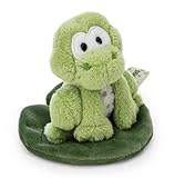 Kuscheltier Frosch Fridolin Frog auf Blatt 7cm - grün - Weiches NICI Plüschtier – niedliches Stofftier zum Kuscheln & Spielen – tolle Geschenkidee für Kinder & Erwachsene | 62281