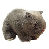 Bodhi2000 Plüschtiere Weiche Simulation Wombat Spielzeug Schöne Lebendige Ausdruck Geburtstagsgeschenk Gefüllte Meerschweinchen Tier Spielzeug Mädchen Plushie Geschenke für Jungen Mädchen Kinder -