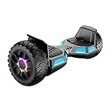 SISIGAD 8.5' Off Road Hoverboards, All Terrain Hoverboards, Self Balancing Scooter with Bluetooth Speaker, Off Road Hoverboard with LED Lights, Music Hoverboards