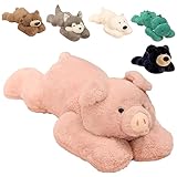 E-ALLDIR Weighted Anxiety Stuffed Animal, Weighted Dinosaur Plush Throw Pillowd, Super Soft Anxiety Dinosaur Stuffed Animals Plush, 50/70Cm Weighted Plushie Stufed Animal Toy Gift for Boys Girls