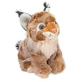 Wild Republic Plüsch Luchs Cuddlekins Kuscheltier, Plüschtier, 20 cm
