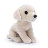 Zappi Co Buddy der weiße Labrador Plüschhund (15cm) - Schneeweißer Labrador-Welpe - Weich, Kuschelig, Recycelt - Idealer Begleiter für Hundeliebhaber