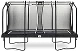 Salta Premium Black Edition - rechteckig - 244 x 396cm - 8 x 13ft - Schutzrand Schwarz - Trampoline mit hochwertigen Sicherheitsnetz