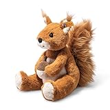 Steiff 045172 Soft Cuddly Friends Phil Eichhörnchen 20cm, rotbraun sitzend, Glazed Ginger