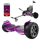 RCB Hoverboards SUV mit Sitz Hoverboards Off-Road, App-fähige Bluetooth Hoverboards, 8,5 '' Hummer + Hoverkart Go Kart für Self Balancing hoverboards, Geschenk für Kinder
