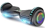 Hoverboard 6,5 Zoll Elektro Scooter für Kinder und Jugendliche, Hoverboards mit Bluetooth LED Leuchte Self Balance Board, 2 x 300 Watt Motor Elektroroller