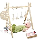 MAYSON® Spielbogen Baby aus Holz nach Montessori – Höhenverstellbarer & Schadstofffreier Spielbogen (Spieltrapez) – Sicher ab 0 Monate – Perfekt für Neugeborene